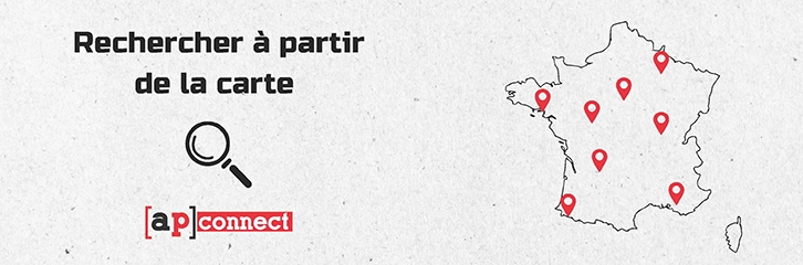 Bannière Recherche via la carte