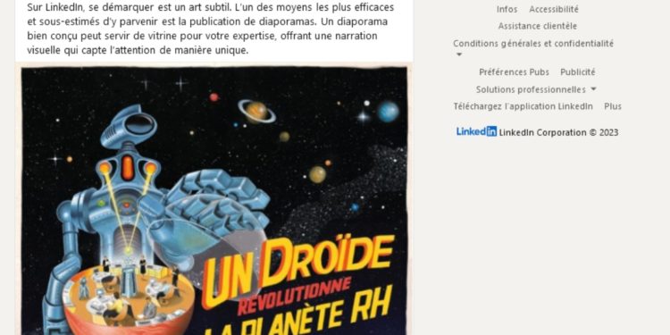 Comment publier un diaporama sur LinkedIn ?
